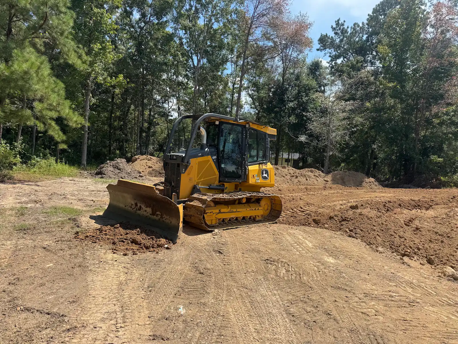 Bulldozer at a Prine Construction worksite